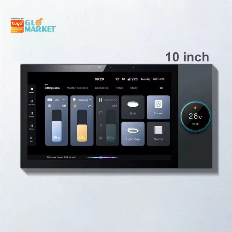 تاچ پنل 10 اینچ باقبلیت پخش موزیک و دارای 4 خروجی 25 وات